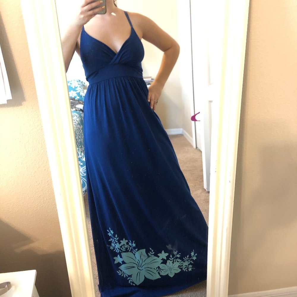 Flower design Maxi Dress